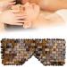 Natural Jadestone Eye Mask - Tiger Eye Mini Massager for Soothing Eye Circle Relaxation and Care - Buy Online on GoSupps.com