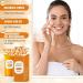 Orange Exfoliating Gel - Orange Enzyme Exfoliating Gel for Face & Body Deep Cleansing Peeling Scrub to Unclog Pores Remove Blackheads & Moisturize Skin Gentle Exfoliator for All Skin Types - Buy Online on GoSupps.com