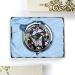 Mother of Pearl Compact Mirror with Magnification | Dual-Sided Travel Makeup Mirror with Floral Design | Traditional Korean Painting | Portable Handheld Mirror - Buy Online on GoSupps.com