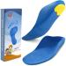 Ailaka Kids Orthotic Cushioning Arch Support Shoe Insoles Children Pu Foam Inserts for Flat feet Plantar Fasciitis Feet Heel Pain Relief Blue Kids UK 12.5-1 / EU 31-33 12.5 UK Child- 1 UK/30-32CN Blue