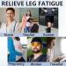 Buy MD Compression Socks (15-20mmHg) for Men & Women - Knee High Cushioned Support for Running Travel Medical Use Edema & Varicose Veins - 6 Pairs (3 Black 3 White - Buy Online on GoSupps.com