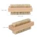 Buy Wooden Nail Brush - Double-Sided Pig Bristle Fingernail & Toenail Cleaner for Manicure & Pedicure | International Shipping - Buy Online on GoSupps.com