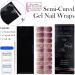 Semi Cured Gel Nails Strips 20 Stickers Nail Wraps Soft Self-Adhesive Purple Firework Gel Nail Stickers Purple Glitter Gel Nail Strips Set with Nail File Wooden Stick & Pre Pads - Buy Online on GoSupps.com