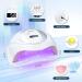 UV Nail Lamp Gel Nail Lamp Nail Dryer 180W Professional UV LED Nail Lamp UV Lamps for Gel Nails with Automatic Sensor/4 Timer Setting UV LED Nail Lamp Curing Lamp for Home Salon 23*11-White - Buy Online on GoSupps.com