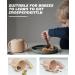 DF DUALFERV Toddler Snack Cups | Baby Snack Containers - Beige - Buy Online on GoSupps.com