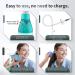 Ear Wax Removal Kit - Manual Ear Irrigation Flushing System for Safe & Effective Cleaning - Includes Basin, Towel & 31 Tips | For Adults & Kids - Buy Online on GoSupps.com