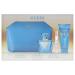 Guess Seductive Blue for Women - 4 Pc Gift Set 2.5oz EDT Spray 3.4oz Body Lotion 0.5oz EDT Spray Pouch 6.4 Fl Oz (Pack of 1) - Buy Online on GoSupps.com