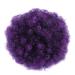 Synthetic Puff Afro Curly Hair Extensions | Black Purple Drawstring Ponytail - 2 Pcs for Women - Buy Online on GoSupps.com