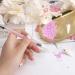 Dual-Ended Nail Rhinestone Picker Dotting Pen - Wax Tip Pencil for Jewel Gems Crystals Studs Pickup with 2 Extra Wax Heads - Pink - Buy Online on GoSupps.com