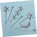 FOMIYES 4 Sets Fringe Bobby Pin Hair Clip Hair Barrettes Rhinestone Bobby Pins Rhinestone Barrettes Side Clip Barrettes for Women Girls Hair Accessories Alloy Headgear Wild - Buy Online on GoSupps.com