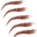 WOONEKY 5 Sheets Eyebrow Stickers Simulation Eyebrow Authentic Eyebrow Fake Eyebrows Eyebrow Waterproof - Buy Online on GoSupps.com