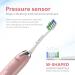 Wagner Stern Ultrasonic Whitening Toothbrush with Pressure Sensor - 5 Brushing Modes, 4 Intensity Levels, 3D Sliding Control - Rose Gold - Buy Online on GoSupps.com