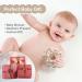 MCGMITT Baby Teething Toys - Food-Grade Silicone Teething Balls | BPA Free, Soft Chew for Newborns 0-18 Months | Textured Sensory Toys in Beige Sand - Buy Online on GoSupps.com
