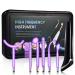 Upgrade High F - Requency Facial Wand, Yofuly Portable Handheld High F requency Skin Care Machine with 6 Pcs Wand - Violet