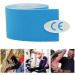 Injury Muscle Taping Adhesive Bandage Wrap Rolls Stretch Self-Adherent Tape for Sports Wrist Ankle 5cm*5m(Blue) - Buy Online on GoSupps.com