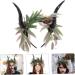 SOESFOUFU Croissant Demon Horns Black Headband Halloween Head Decoration Antelope Headband Cosplay Headband Goth Headbands Cosplay Horns Goth Accessories for Women Horns Cosplay Devil Horns - Buy Online on GoSupps.com