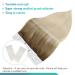 Fshine 30CM Tape-In Human Hair Extensions - Dark Brown to Ash Blonde Balayage 20 Pieces 30 Grams Real Straight Hair #3/8/613 - Buy Online on GoSupps.com