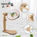 Adjustable Beech Wood Embroidery Hoop Stand - Hands-Free Cross Stitch Holder - Buy Online on GoSupps.com