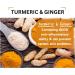 Turmeric Ginger Orange and Coconut Oil Body and Face Wash 100g Soap Bar Underarm Whitening Hyperpigmentation and Exfoliating with Vitamin C Handmade Natural - Buy Online on GoSupps.com