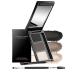 Eyebrow Powder Makeup Kit-3 Colors Eye Brow Tinted Powder Palette Long-Lasting Waterproof Black Brown Series Brow Powder Fill & Sculpt Full Eyebrows for Women With Mirror 2 Brow Tool -Set 01