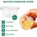 200 Sets 2 oz Disposable Plastic Portion Cups with Lids for Sauces, Jello Shots, and Souffles - Buy Online on GoSupps.com