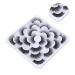 Natural 3D Fake Eyelashes - 10 Pairs of Thick Fluffy Long Synthetic Fiber Lashes for Women - Buy Online on GoSupps.com