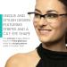 Stylish Black Stripes Cat Eye Reading Glasses for Women - Comfortable High Vision Readers - Solid & Sturdy 1.0 Magnification - Buy Online on GoSupps.com