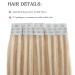 SEGO TAPE Extensions | 100% Remy Hair Adhesive Tape - Honeyblond #18P613 24 (61cm) 20 Pieces + 10 Free Tapes - Buy Online on GoSupps.com