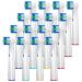 Replacement brush heads for oral B 16 pack of electrical toothbrush heads for oral b eb17-p precision clean brush heads Suitable for oral b per 1000/3000/5000 vitality smart genius series and more ... white 1 piece (16 pack)