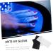 CIMAXIC 2 Pairs pink gloves sun gloves manicure UV gloves UV gloves for manicure UV gloves for nail anti-UV gloves for gel nail lamp nail art supplies Nylon thin section Nail supplies - Buy Online on GoSupps.com