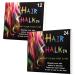 Hair Chalk For Girls Hair Chalk 24 Colors Temporary Hair Dye Safe Hair Chalk for Kids Colour Pen Colorful Gifts Great Toy for Kids & Adults Halloween Carnival Cosplay Party