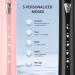 PHYLIAN Sonic Electric Toothbrush 2 Pack for Adults and Kids - High Power Rechargeable Toothbrushes in Black and Pink - 3 Hour Fast Charge for 60 Days - Buy Online on GoSupps.com