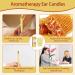 Organic Beeswax Ear Candles Set with Protective Disks - 10pcs - Buy Online on GoSupps.com