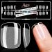 Square Nail Tips  BettyCora 240Pcs Short Gel X Nail Tips Pre-buff Soft Gel Tips for Acrylic Nail Extensions Soak Off  Extra Short Square  12 Sizes A04-Extra Short Square 240Pcs