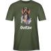 Personalized Dachshund T-Shirt for Men - Custom Name Gift by Shirtracer - Perfect for Dog Owners - Army Green L - Buy Online on GoSupps.com