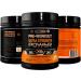 Healthy Fusion Pre-Workout with Beta Alanine L-Arginine AAKG Creatine Caffeine and Taurine | Increases Muscle Development | Stimulates and Improves Endurance | Orange Taste | 300g - Buy Online on GoSupps.com