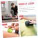 Magiclulu Hand Massage Ball Set - 4 in 1 Tauben Bird Ice Massage Roller for Face & Foot Relief | Hot & Cold Stainless Steel Device for Fasciitis & Fitness - Pink - Buy Online on GoSupps.com