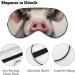 Sleep Eye Mask Wreath of Pigs | Elastic Strap Headband for Men & Women | Sleep, Travel, Nap - Buy Online on GoSupps.com