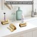 UDQYQ Stainless Steel Toothpaste Squeezer 3-Pack - Total Squeeze Out Gold Holder & Stand Function for Maximum Efficiency - Buy Online on GoSupps.com