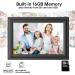 SAMMIX 10.1 Inch WiFi Digital Photo Frame with IPS HD Touch Screen - Smart Cloud Frame with 16GB Storage - Slideshow & Auto-Rotate - Easy Setup & Sharing via APP - Buy Online on GoSupps.com