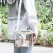 Clear Crossbody Stadium Bag with Macrame Tassel - Beige | Mkono - Buy Online on GoSupps.com