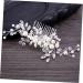 FRCOLOR Accessories bridal headpiece pearl hair accessories white hair accessories bridal comb wedding hair accessories bridal hair accessories wedding hair comb bride crystal Hair Comb - Buy Online on GoSupps.com
