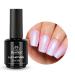Beetles Gel Nail Polish 1 Pcs 15ml Mermaid Pearl Pink Soak Off Gel Polish Nail Art Manicure Salon DIY Gel Nail Design at Home Nail Lamp Needed C-Mermaid Pearl Pink