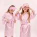 LaVenty Spa Party Favors for Girls - Robe, Satin Makeup Headband, Blindfold Sleep Eyemask - Birthday Party Supplies - Buy Online on GoSupps.com
