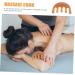 Coolhiya Broad Tooth Massage Comb - Scalp & Head Relaxation | Acupuncture & Scratching | 10x6.3cm - Buy Online on GoSupps.com