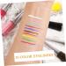 SOESFOUFU 10pcs Lasting Cosmetics Shadow Long Make Waterproof Liquid Long-lasting Eyeliner Colorful Colour - Buy Online on GoSupps.com