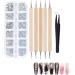 Voiakiu Nagelkunst-Strass-Kit | 1440 Crystal Glass Rhinestones 5 Picking Pens & Tweezers for DIY Nail Art & Crafts - Buy Online on GoSupps.com