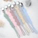Kowlone Koala Bear Silicone Dummy Clip | Binky Holder Set for Teething Baby | 1-Piece Design | Pink/Grey/Blue - Buy Online on GoSupps.com
