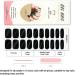 Semi Cured Gel Nail Strips 20 Pcs - Cat Eye Black | Salon-Quality Manicure Set with Nail File & Cuticle Stick | Long Lasting & Easy to Apply/Remove - Buy Online on GoSupps.com