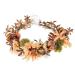 Dazzling Sunflower Flower Crown Eucalyptus Halo Headpiece in Coffee - Women & Girls Photo Prop - Buy Online on GoSupps.com